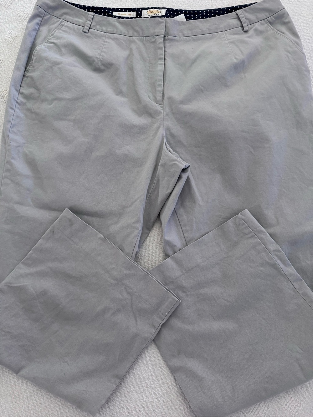 Talbots Classic Fit stretch wide leg trousers -SZ 20W